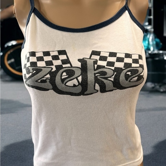 Zeke the band VINTAGE official merchandise Checkered Graphic Tank Top - Picture 1 of 7